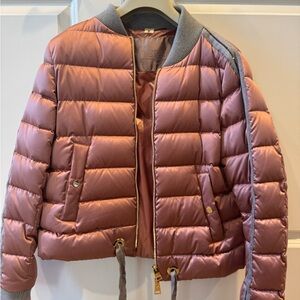 Herno Women's Pink Puffer Jacket Size 42